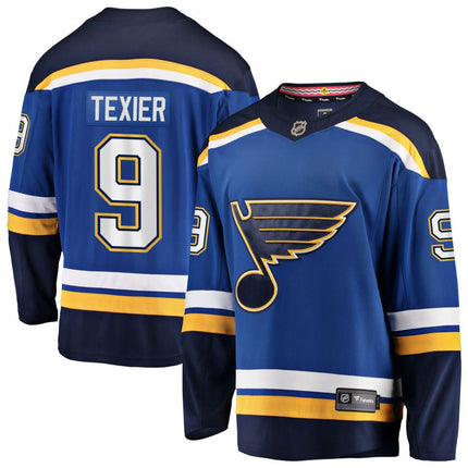 Alexandre Texier St. Louis Blues 2025 Home Jersey - Blue