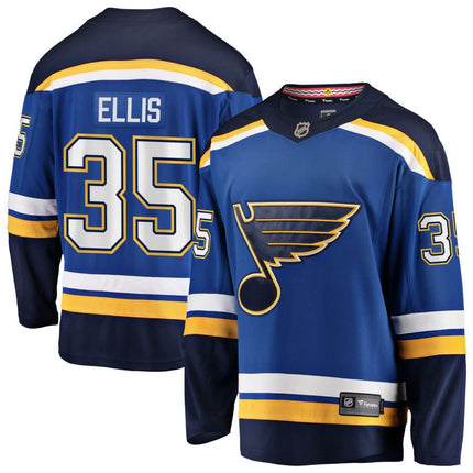 Colten Ellis St. Louis Blues 2025 Home Jersey - Blue