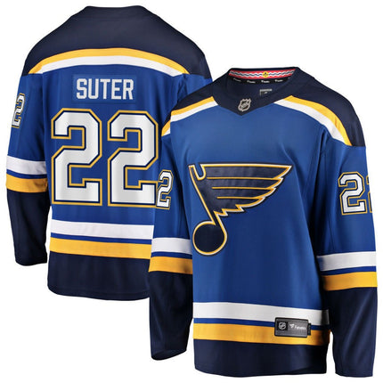 Ryan Suter St. Louis Blues 2025 Home Jersey - Blue