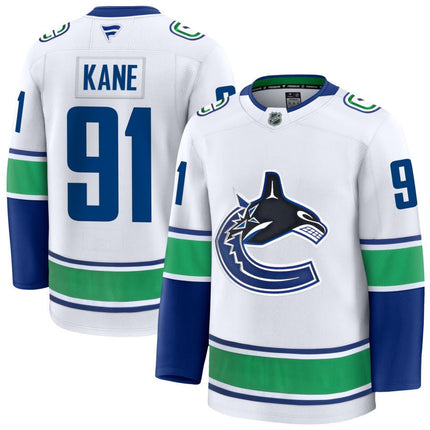 Evander Kane Vancouver Canucks 2025 Away Jersey - White