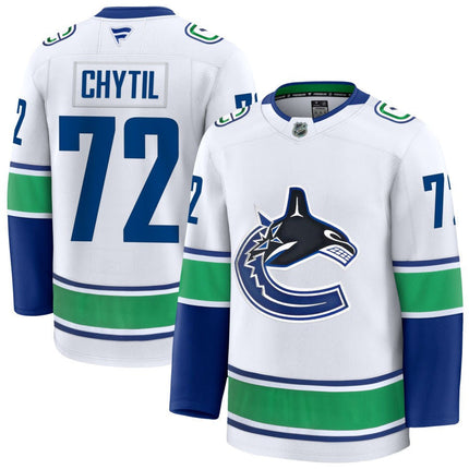 Filip Chytil Vancouver Canucks 2025 Away Jersey - White