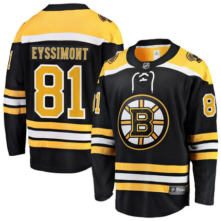 Michael Eyssimont Boston Bruins 2025 Home Breakaway Jersey - Black