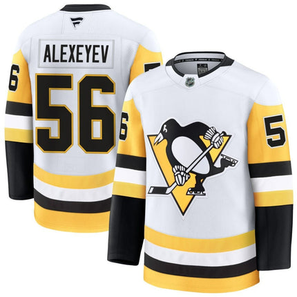 Alexander Alexeyev Pittsburgh Penguins 2025 Away Jersey - White