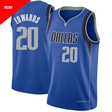 Kessler Edwards Dallas Mavericks 2025 Icon Edition Swingman Jersey - Blue