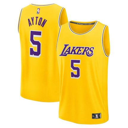 Deandre Ayton Los Angeles Lakers 2025 Icon Edition Player Jersey - Gold