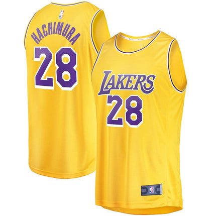 Rui Hachimura Los Angeles Lakers 2025 Icon Edition Player Jersey - Gold