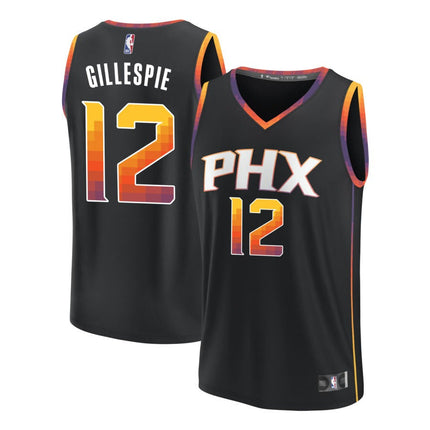 Collin Gillespie Phoenix Suns 2025 Statement Edition Fast Break Jersey - Black