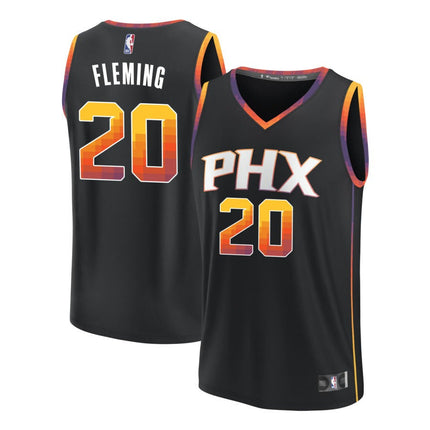 Rasheer Fleming Phoenix Suns 2025 Statement Edition Fast Break Jersey - Black