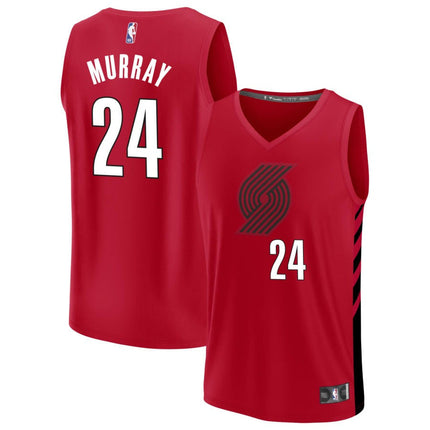 Kris Murray Portland Trail Blazers 2025 Fast Break Statement Edition Jersey - Red