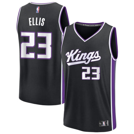 Keon Ellis Sacramento Kings 2025 Icon Edition Fast Break Jersey - Black