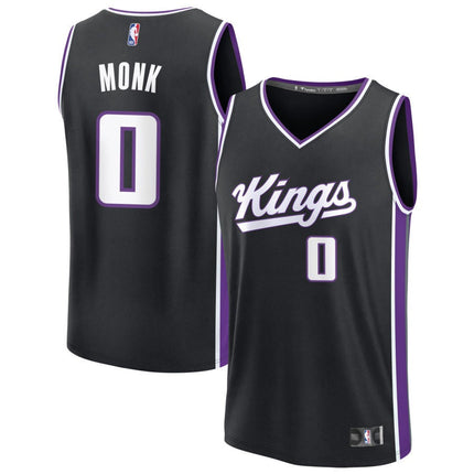 Malik Monk Sacramento Kings 2025 Icon Edition Fast Break Jersey - Black
