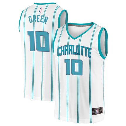 Josh Green Charlotte Hornets 2025 Association Edition Fast Break Jersey - White