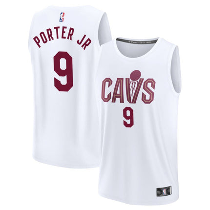 Craig Porter Jr Cleveland Cavaliers 2025 Association Edition Fast Break Jersey - White