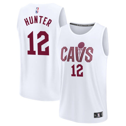 De'Andre Hunter Cleveland Cavaliers 2025 Association Edition Fast Break Jersey - White