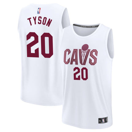Jaylon Tyson Cleveland Cavaliers 2025 Association Edition Fast Break Jersey - White