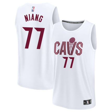 Saliou Niang Cleveland Cavaliers 2025 Association Edition Fast Break Jersey - White