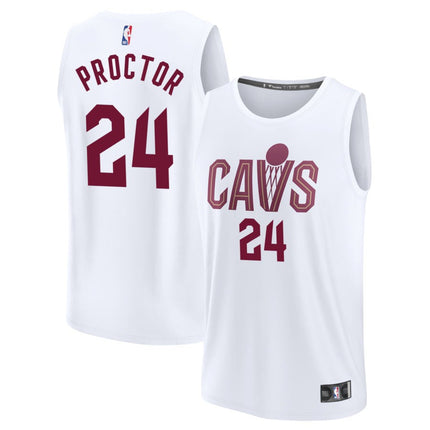 Tyrese Proctor Cleveland Cavaliers 2025 Association Edition Fast Break Jersey - White