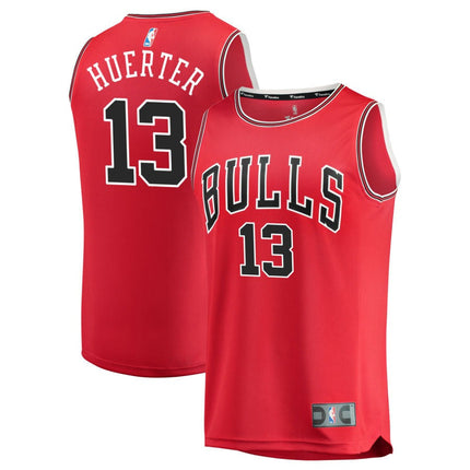 Kevin Huerter Chicago Bulls 2025 Icon Edition Fast Break Jersey - Red