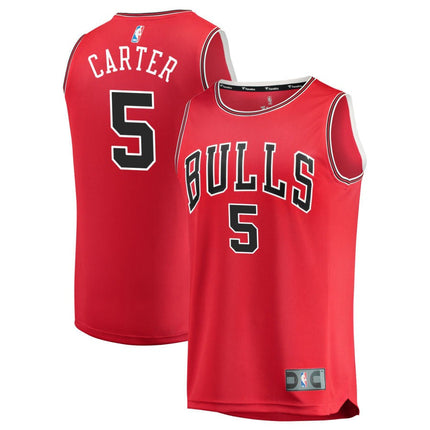 Jevon Carter Chicago Bulls 2025 Icon Edition Fast Break Jersey - Red