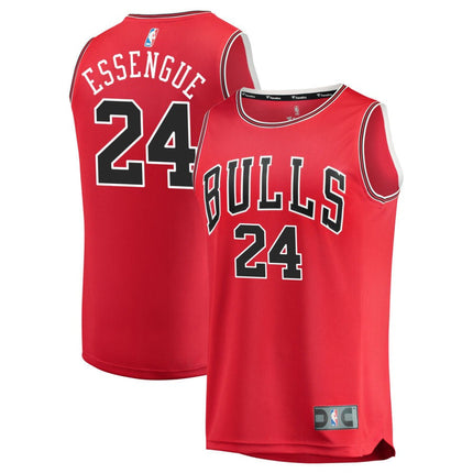 Noa Essengue Chicago Bulls 2025 Icon Edition Fast Break Jersey - Red