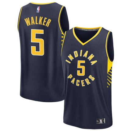 Jarace Walker Indiana Pacers 2025 Icon Edition Fast Break Jersey - Navy