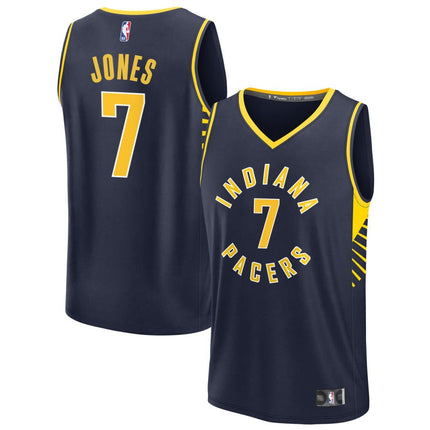 Kam Jones Indiana Pacers 2025 Icon Edition Fast Break Jersey - Navy