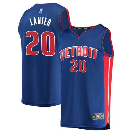 Chaz Lanier Detroit Pistons 2025 Icon Edition Fast Break Jersey - Blue