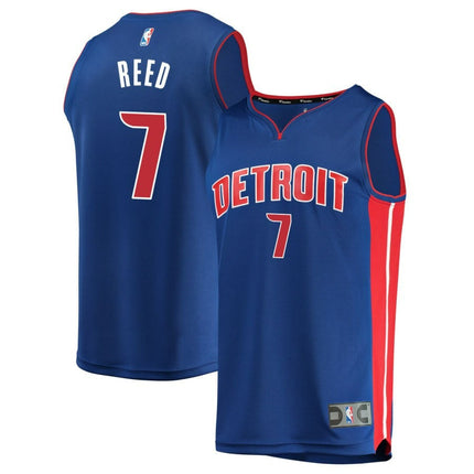 Paul Reed Detroit Pistons 2025 Icon Edition Fast Break Jersey - Blue