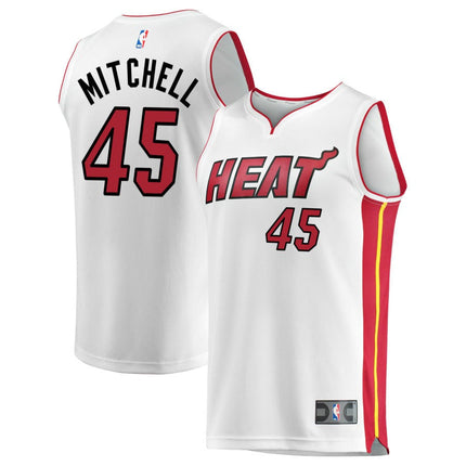 Davion Mitchell Miami Heat 2025 Association Edition Fast Break Jersey - White
