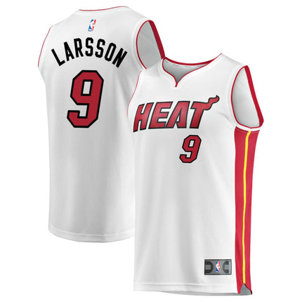 Pelle Larsson Miami Heat 2025 Association Edition Fast Break Jersey - White