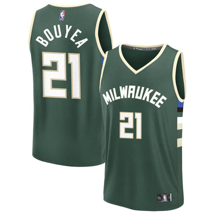 Jamaree Bouyea Milwaukee Bucks 2025 Icon Edition Fast Break Jersey - Green