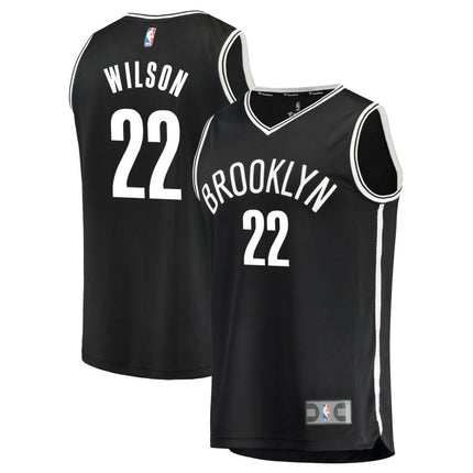Jalen Wilson Brooklyn Nets 2025 Icon Edition Fast Break Jersey - Black