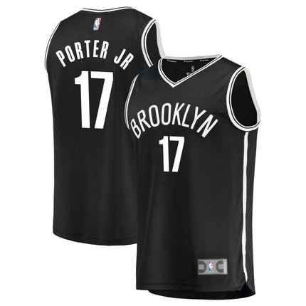 Michael Porter Jr Brooklyn Nets 2025 Icon Edition Fast Break Jersey - Black