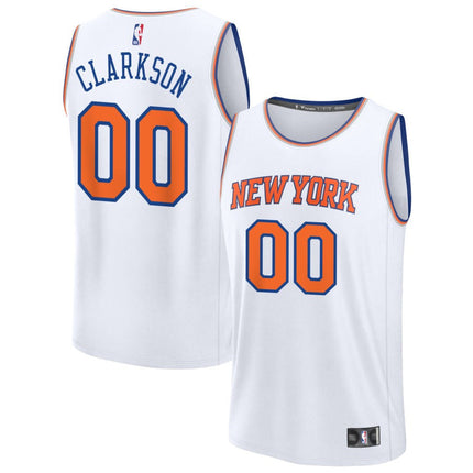 Jordan Clarkson New York Knicks 2025 Association Edition Fast Break Jersey - White
