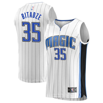 Goga Bitadze Orlando Magic 2025 Association Edition Fast Break Jersey - White