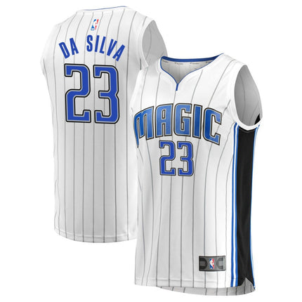 Tristan Da Silva Orlando Magic 2025 Association Edition Fast Break Jersey - White