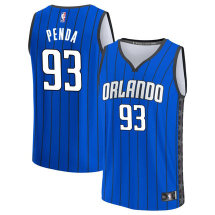 Noah Penda Orlando Magic 2025 Statement Edition Fast Break Jersey - Blue