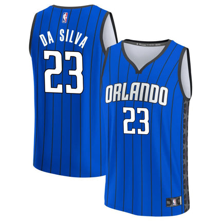 Tristan Da Silva Orlando Magic 2025 Statement Edition Fast Break Jersey - Blue