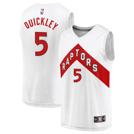 Immanuel Quickley Toronto Raptors 2025 Association Edition Fast Break Jersey - White