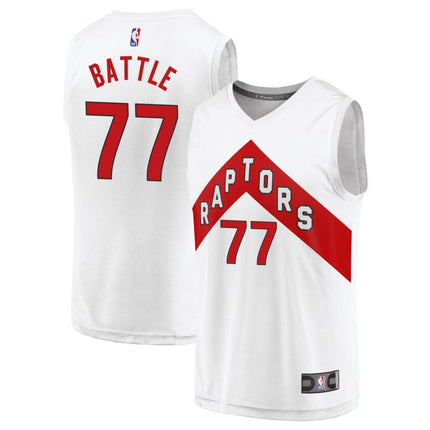 Jamison Battle Toronto Raptors 2025 Association Edition Fast Break Jersey - White
