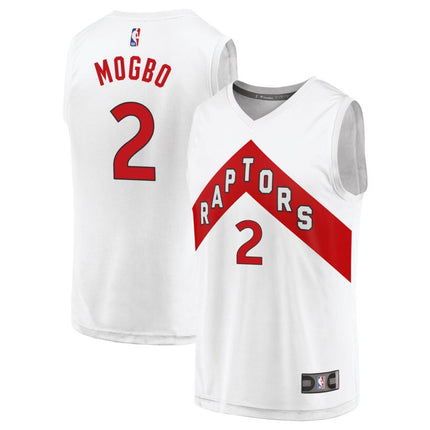 Jonathan Mogbo Toronto Raptors 2025 Association Edition Fast Break Jersey - White