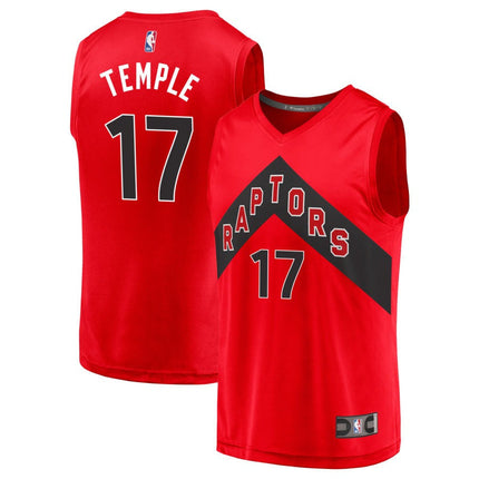 Garrett Temple Toronto Raptors 2025 Icon Edition Fast Break Jersey - Red