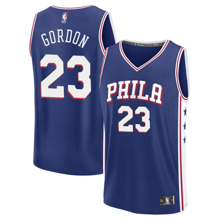Eric Gordon Philadelphia 76ers 2025 Icon Edition Fast Break Jersey - Blue