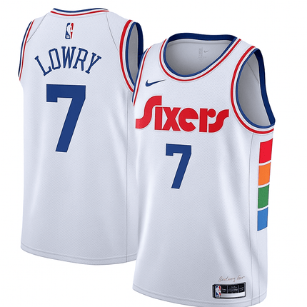 Kyle Lowry Philadelphia 76ers 2025 City Edition Swingman Jersey - White