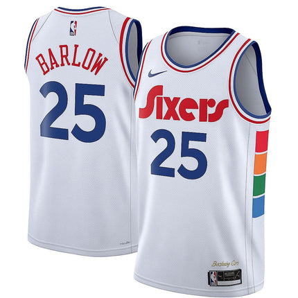 Dominick Barlow Philadelphia 76ers 2025 City Edition Swingman Jersey - White