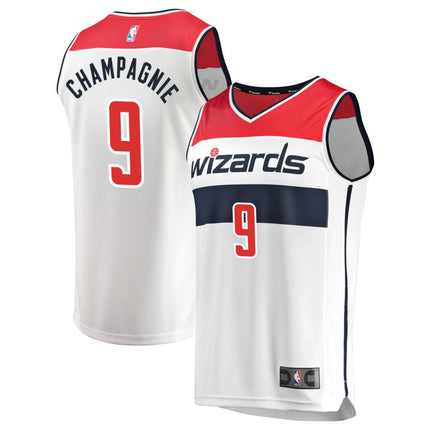 Justin Champagnie Washington Wizards 2025 Association Edition Fast Break Jersey - White