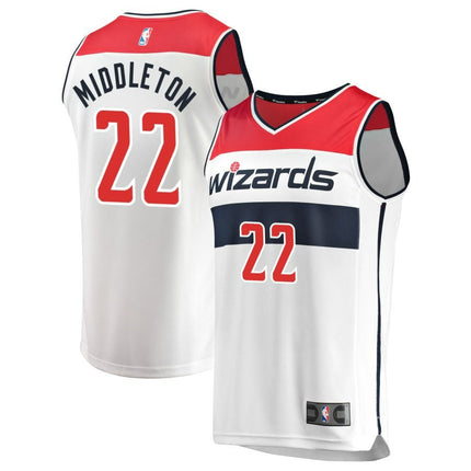 Khris Middleton Washington Wizards 2025 Association Edition Fast Break Jersey - White