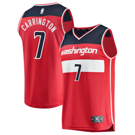 Bub Carrington Washington Wizards 2025 Icon Edition Fast Break Jersey - Red