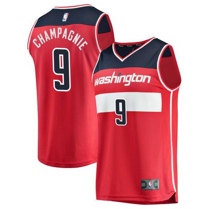 Justin Champagnie Washington Wizards 2025 Icon Edition Fast Break Jersey - Red