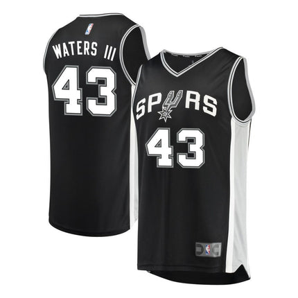 Lindy Waters III San Antonio Spurs 2025 Icon Edition Fast Break Jersey - Black